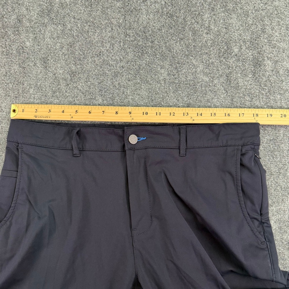 Twillory Pants Men 36x34 (Fit 36x31.5) Navy Trim Fit Technical Fabric Stretch - Picture 9 of 16